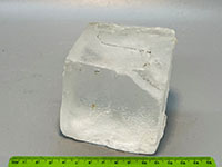 a single large crystal of salt (hailite)